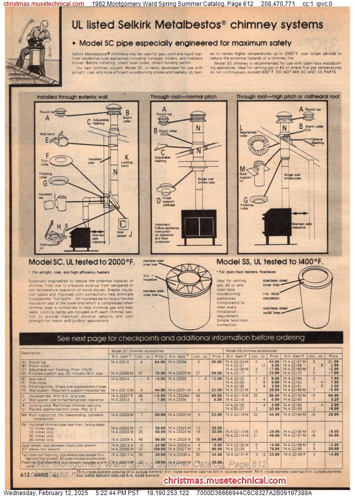 1982 Montgomery Ward Spring Summer Catalog, Page 612