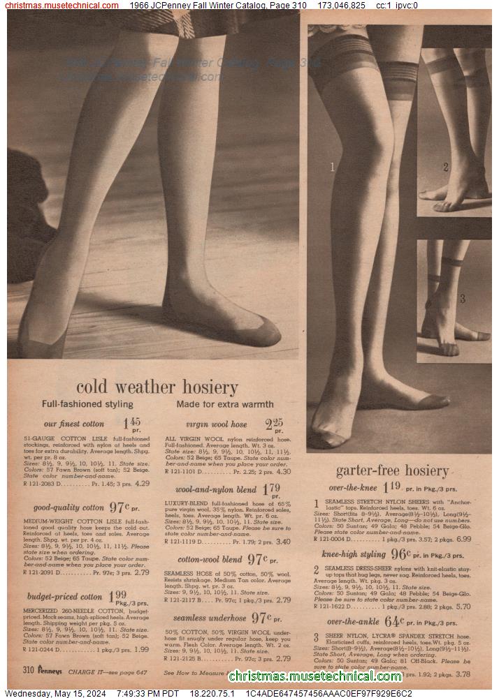 1966 JCPenney Fall Winter Catalog, Page 310