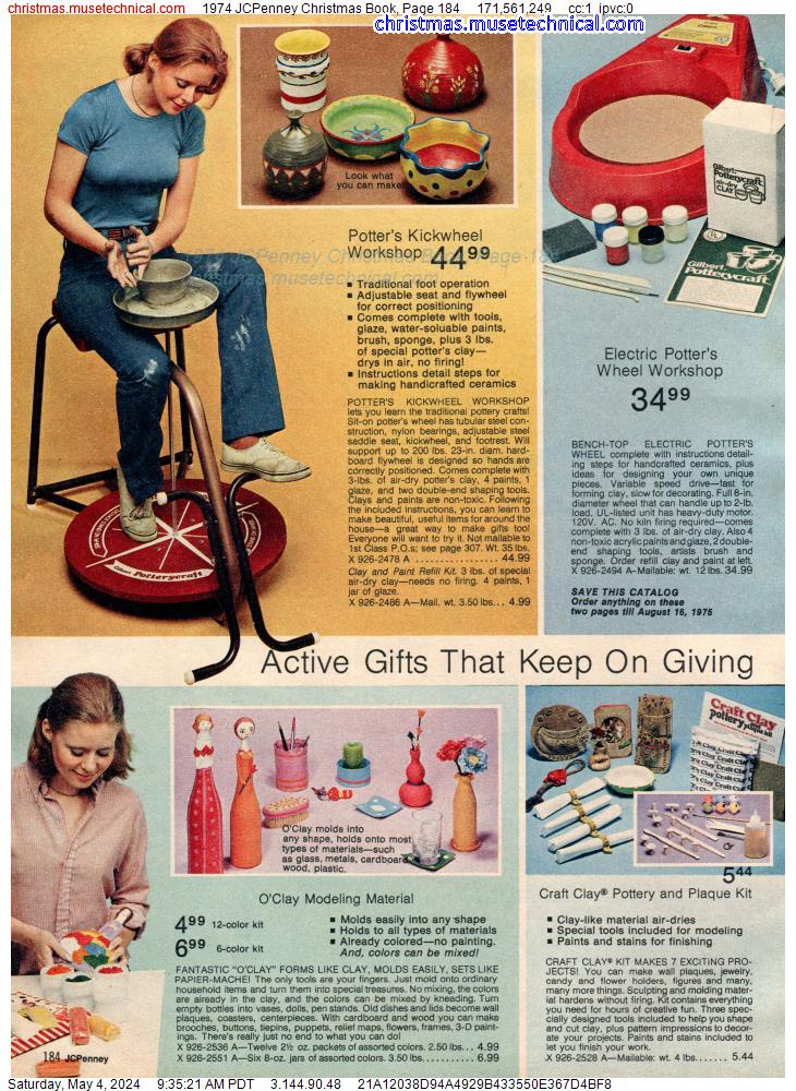 1974 JCPenney Christmas Book, Page 184