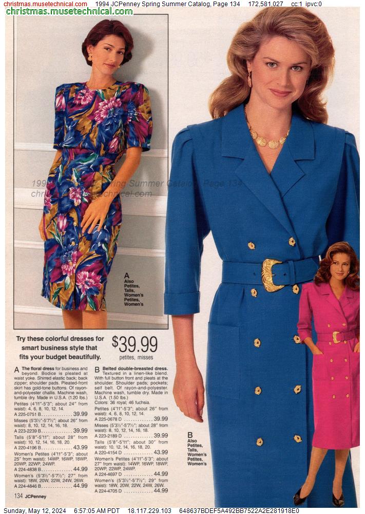 1994 JCPenney Spring Summer Catalog, Page 134