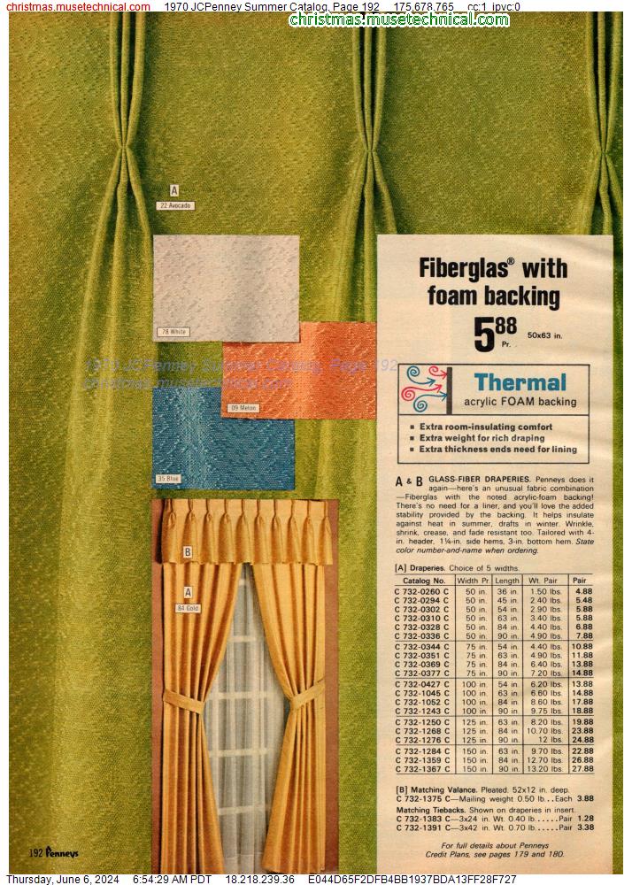 1970 JCPenney Summer Catalog, Page 192