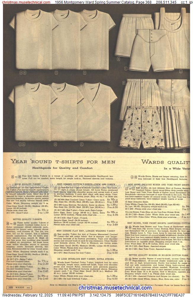 1956 Montgomery Ward Spring Summer Catalog, Page 368