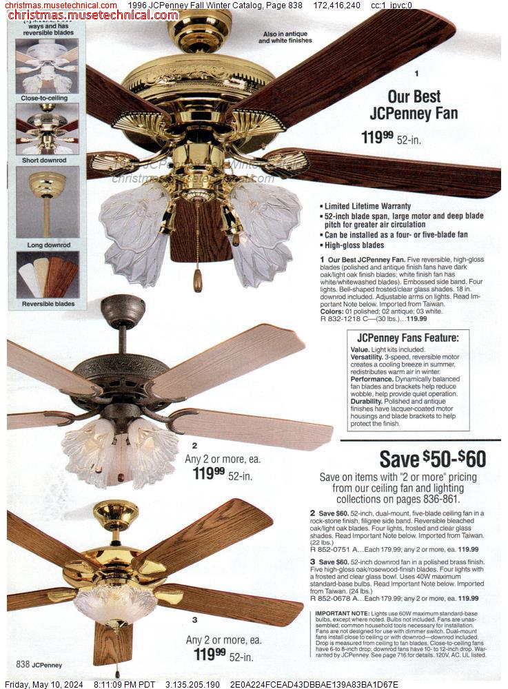 1996 JCPenney Fall Winter Catalog, Page 838