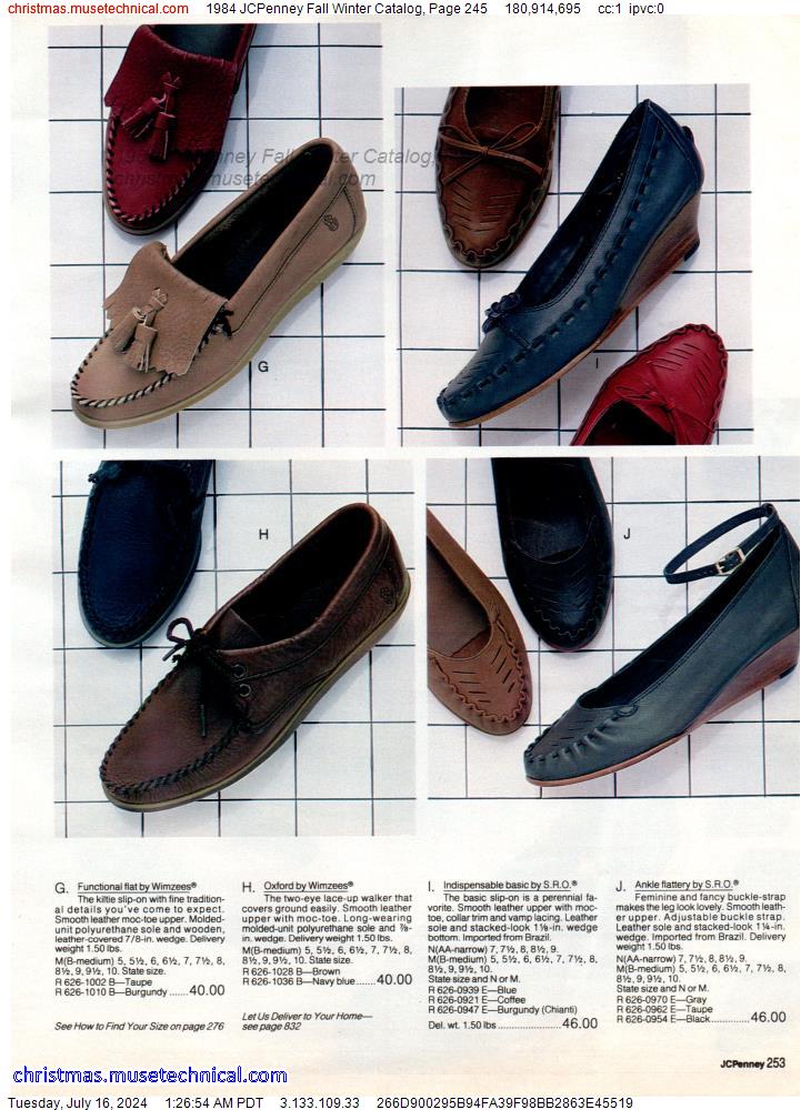1984 JCPenney Fall Winter Catalog, Page 245