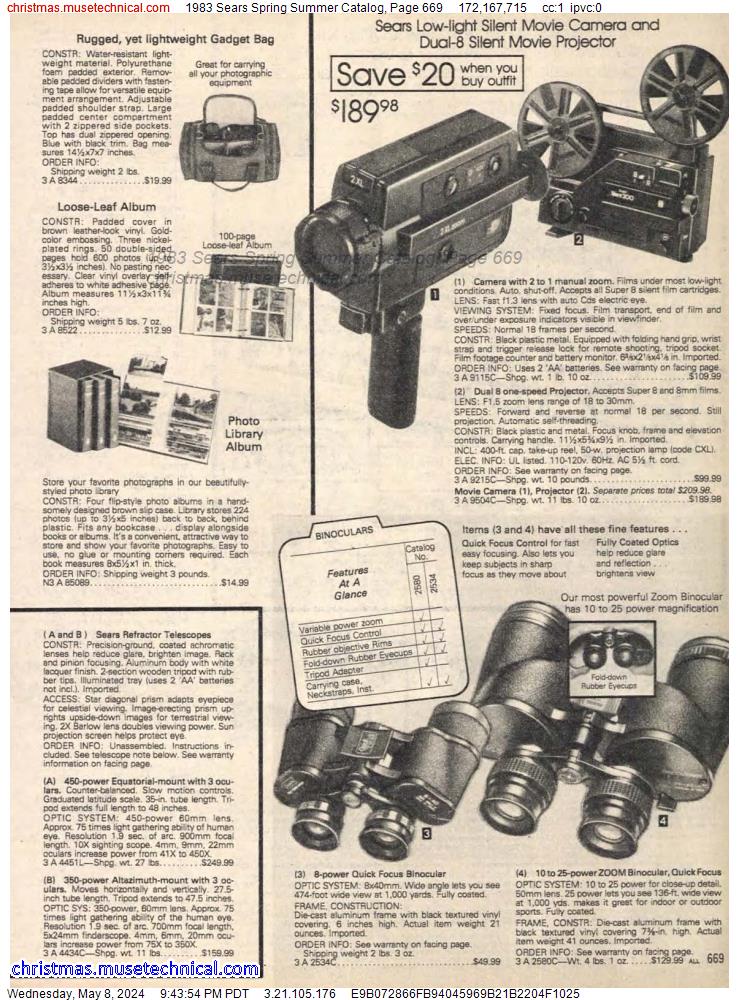 1983 Sears Spring Summer Catalog, Page 669