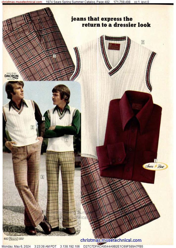 1974 Sears Spring Summer Catalog, Page 482