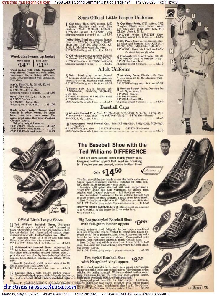 1968 Sears Spring Summer Catalog, Page 491