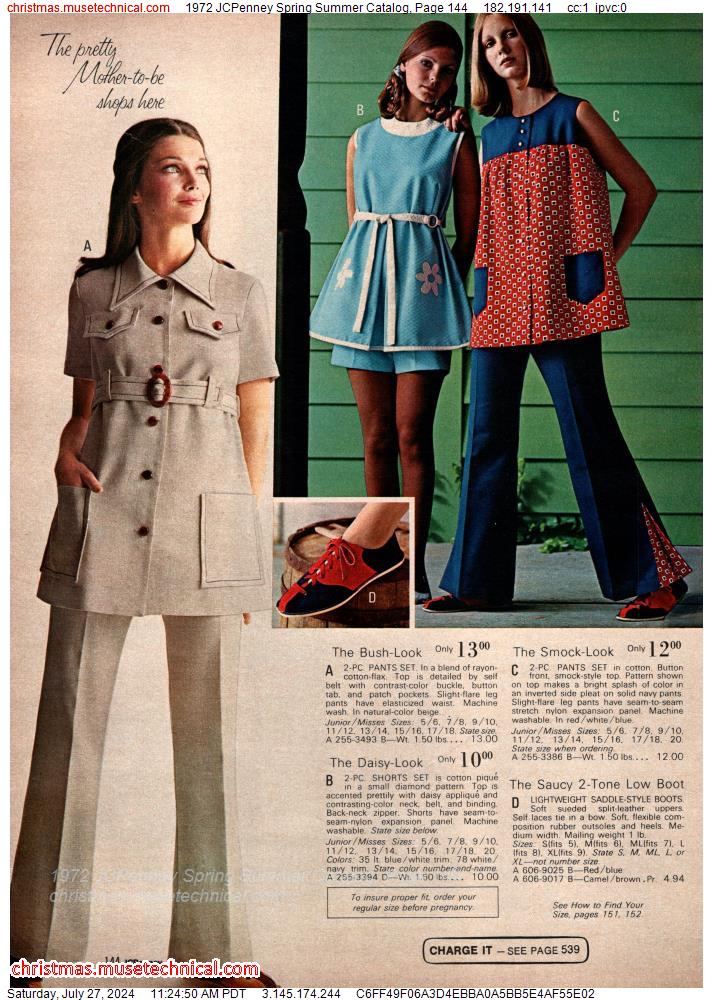 1972 JCPenney Spring Summer Catalog, Page 144