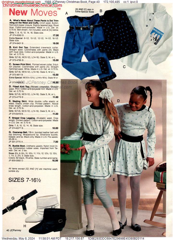 1988 JCPenney Christmas Book, Page 40