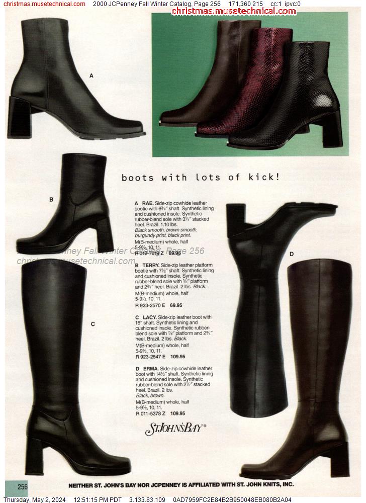 2000 JCPenney Fall Winter Catalog, Page 256