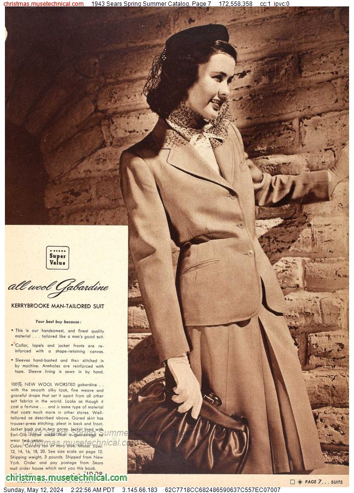 1943 Sears Spring Summer Catalog, Page 7