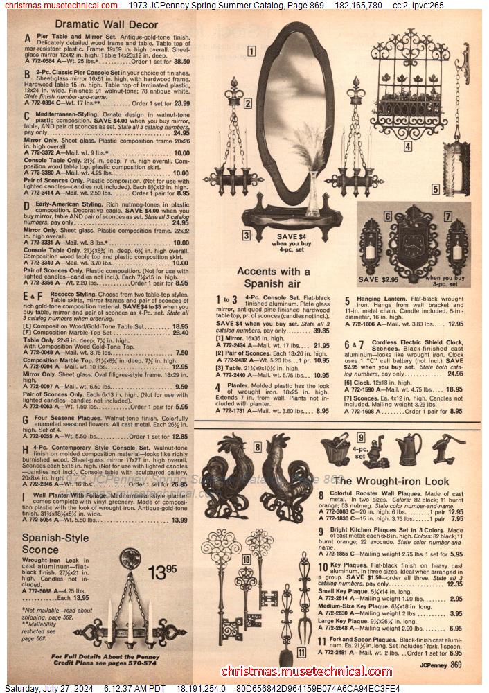1973 JCPenney Spring Summer Catalog, Page 869