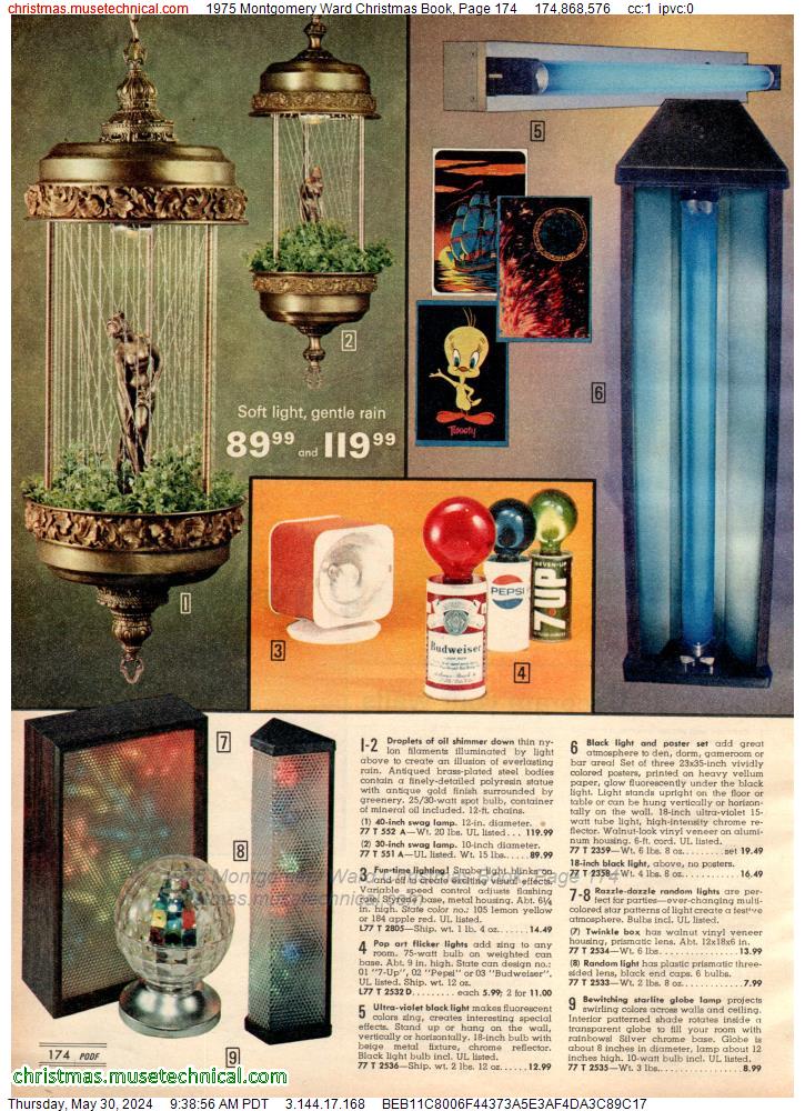 1975 Montgomery Ward Christmas Book, Page 174