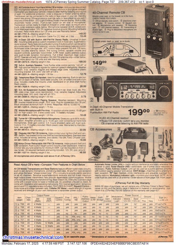 1978 JCPenney Spring Summer Catalog, Page 707