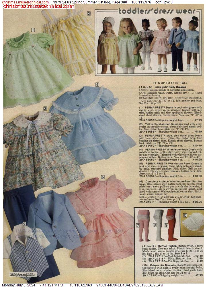 1979 Sears Spring Summer Catalog, Page 380