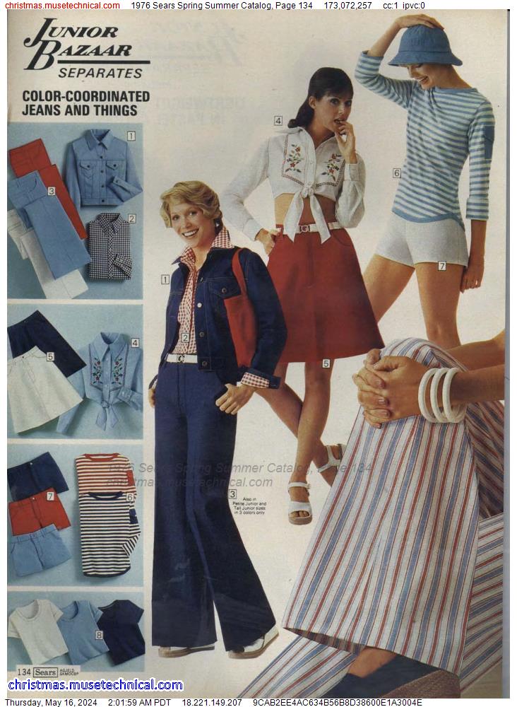 1976 Sears Spring Summer Catalog, Page 134
