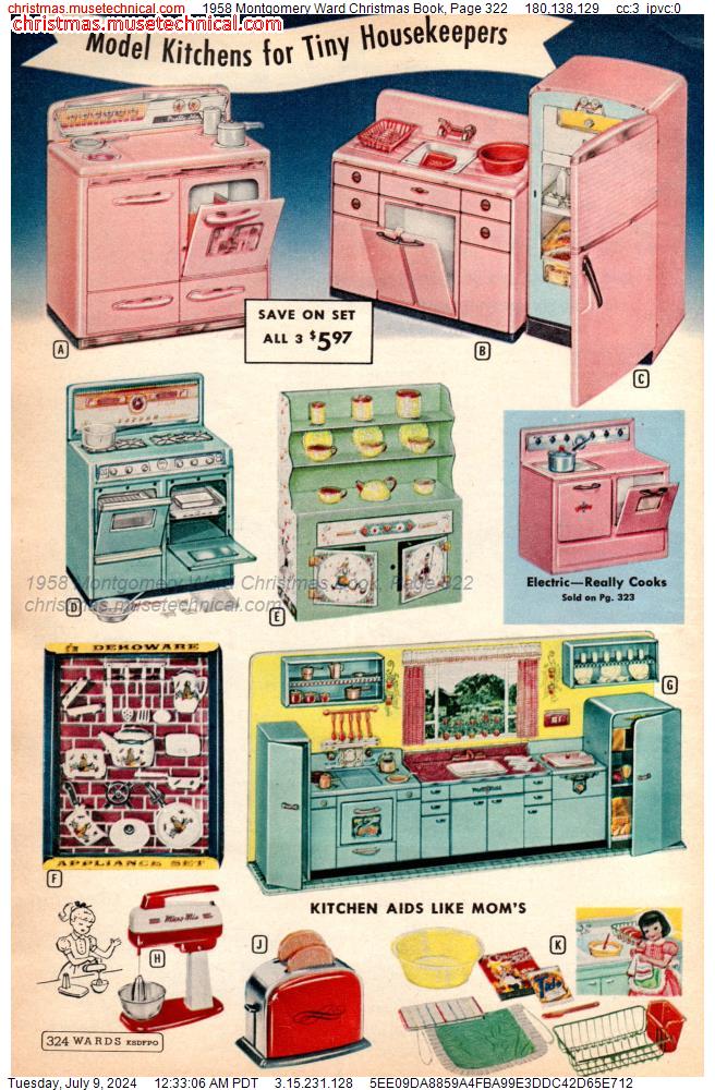 1958 Montgomery Ward Christmas Book, Page 322