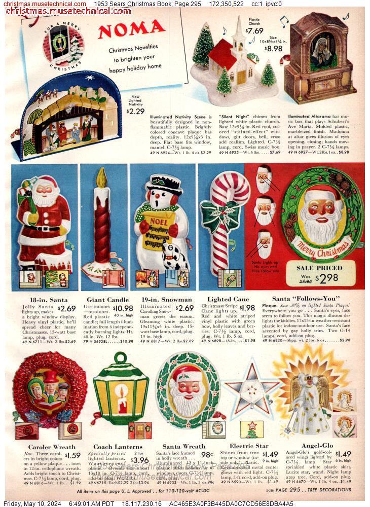 1953 Sears Christmas Book, Page 295