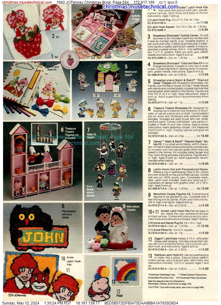 1982 JCPenney Christmas Book, Page 554
