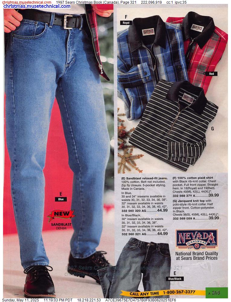 1997 Sears Christmas Book (Canada), Page 321