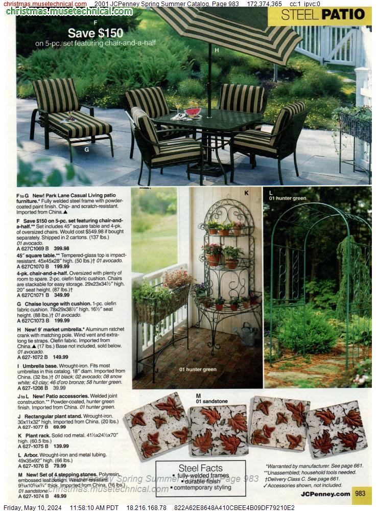 2001 JCPenney Spring Summer Catalog, Page 983