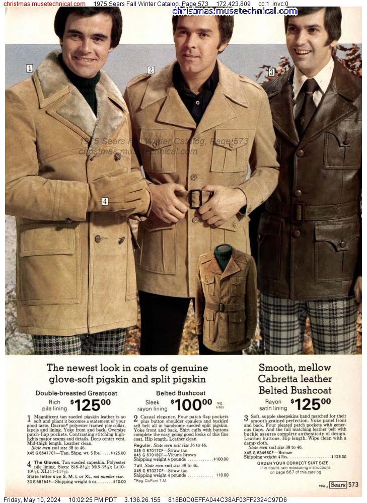 1975 Sears Fall Winter Catalog, Page 573