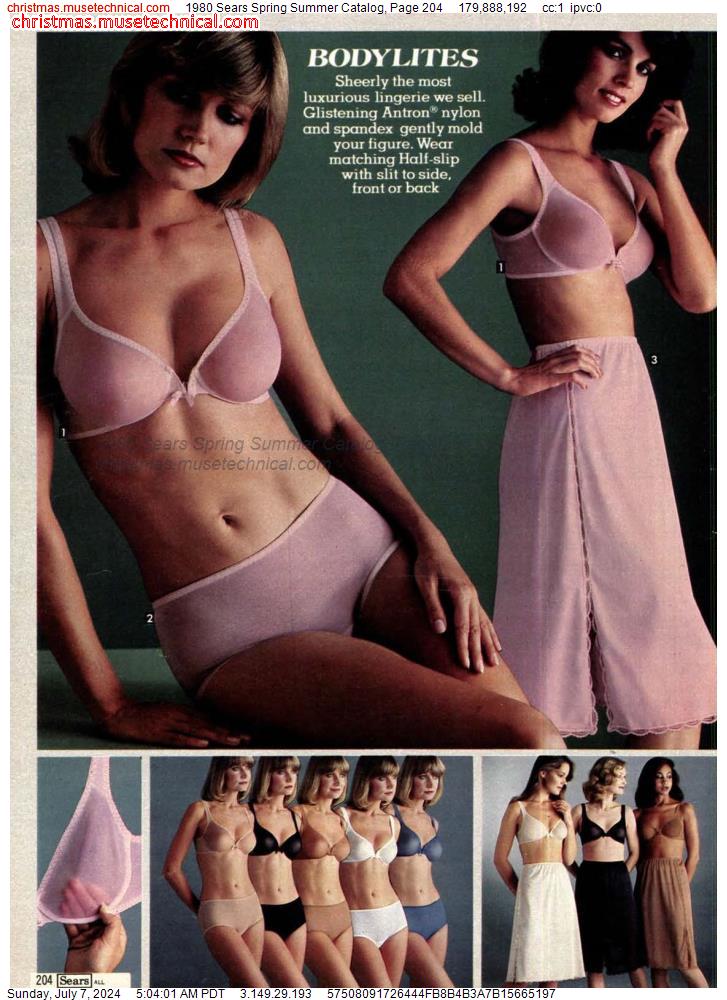 1980 Sears Spring Summer Catalog, Page 204