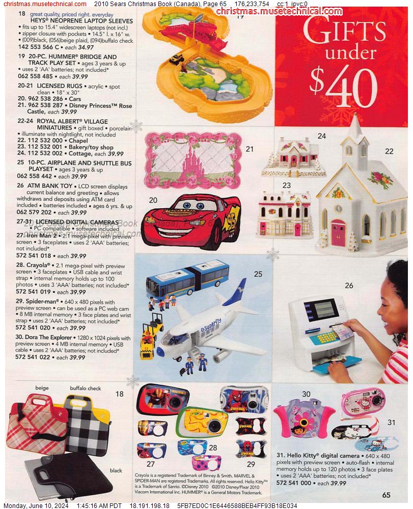 2010 Sears Christmas Book (Canada), Page 65