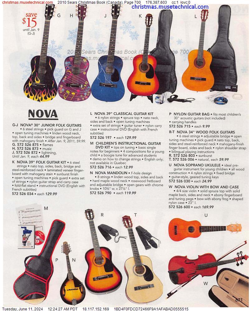 2010 Sears Christmas Book (Canada), Page 700