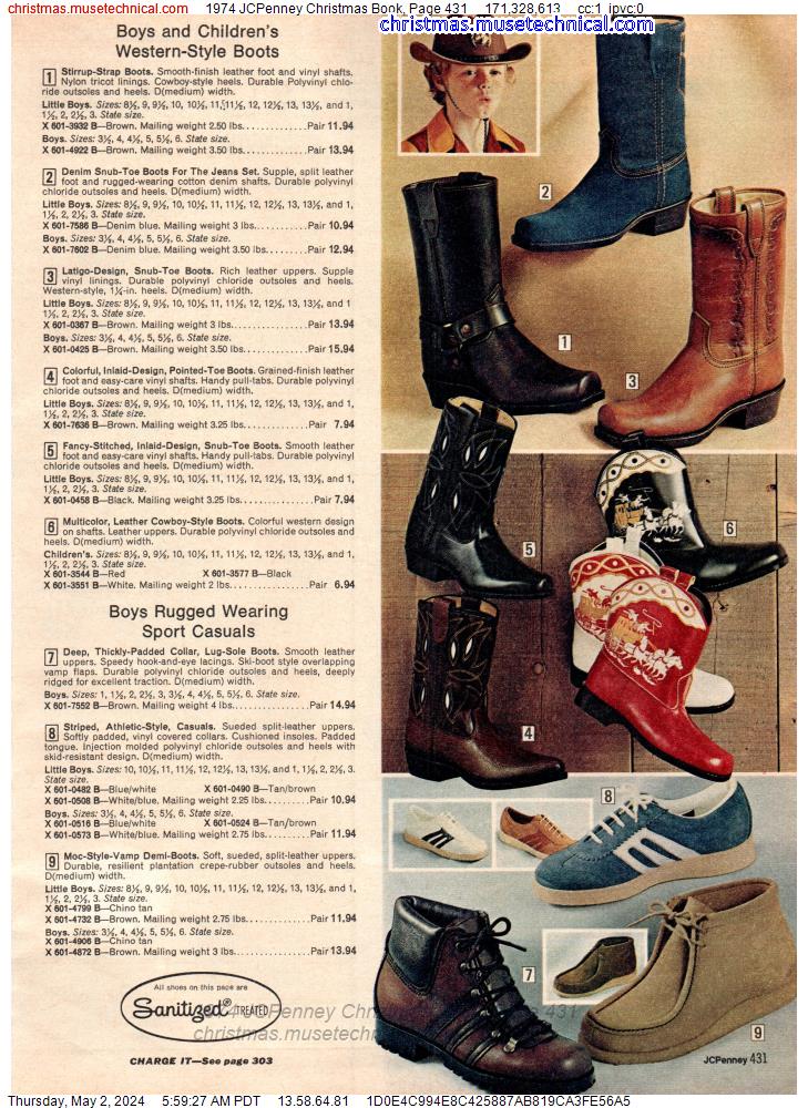 1974 JCPenney Christmas Book, Page 431