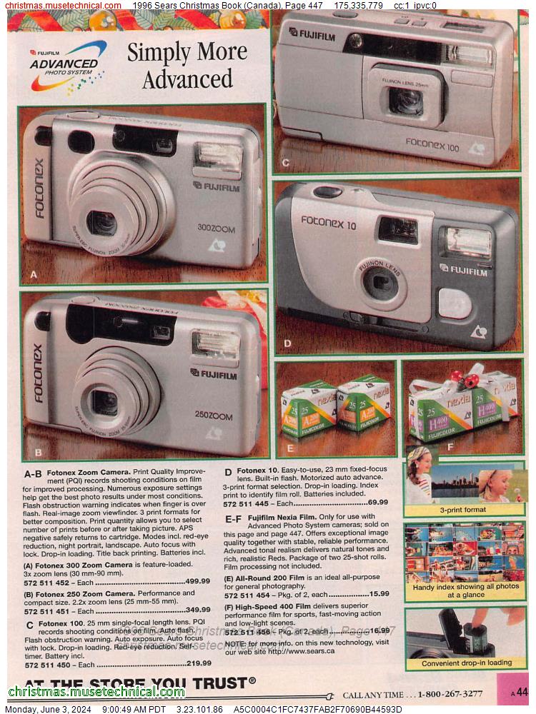 1996 Sears Christmas Book (Canada), Page 447