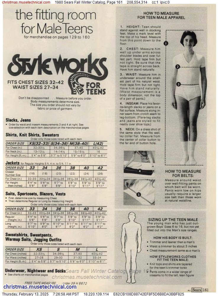 1980 Sears Fall Winter Catalog, Page 161