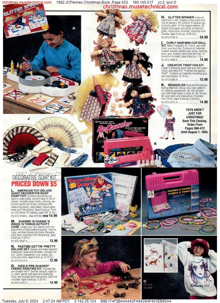 1992 JCPenney Christmas Book, Page 433