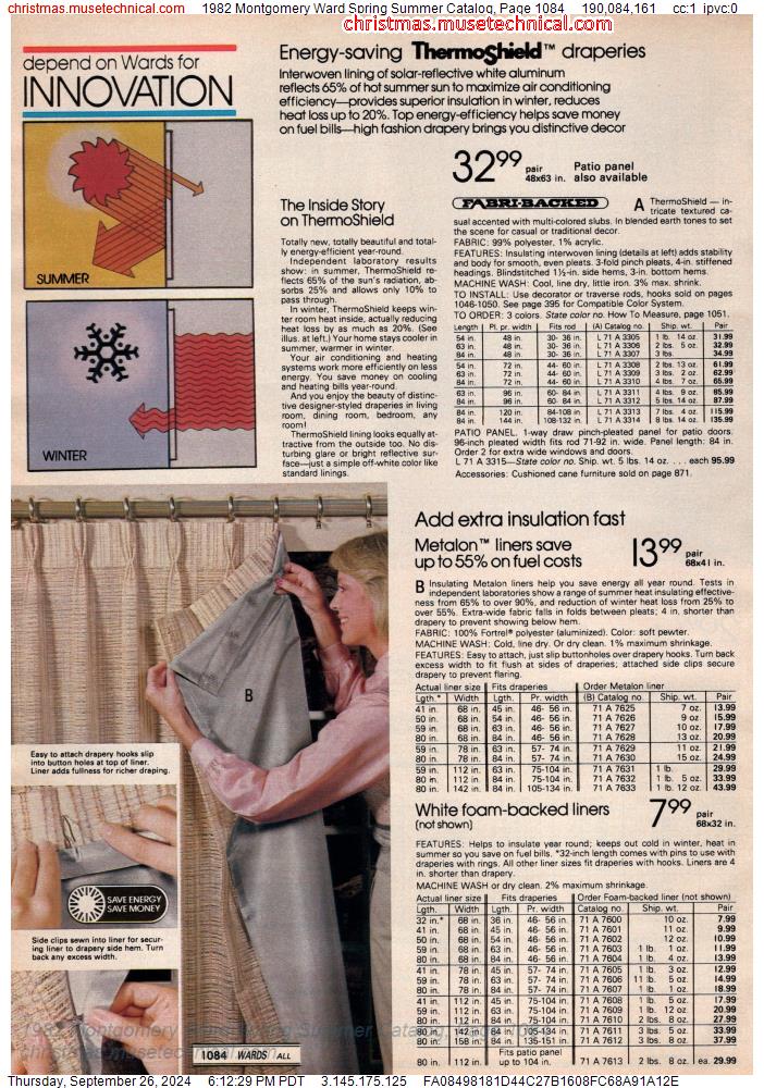 1982 Montgomery Ward Spring Summer Catalog, Page 1084