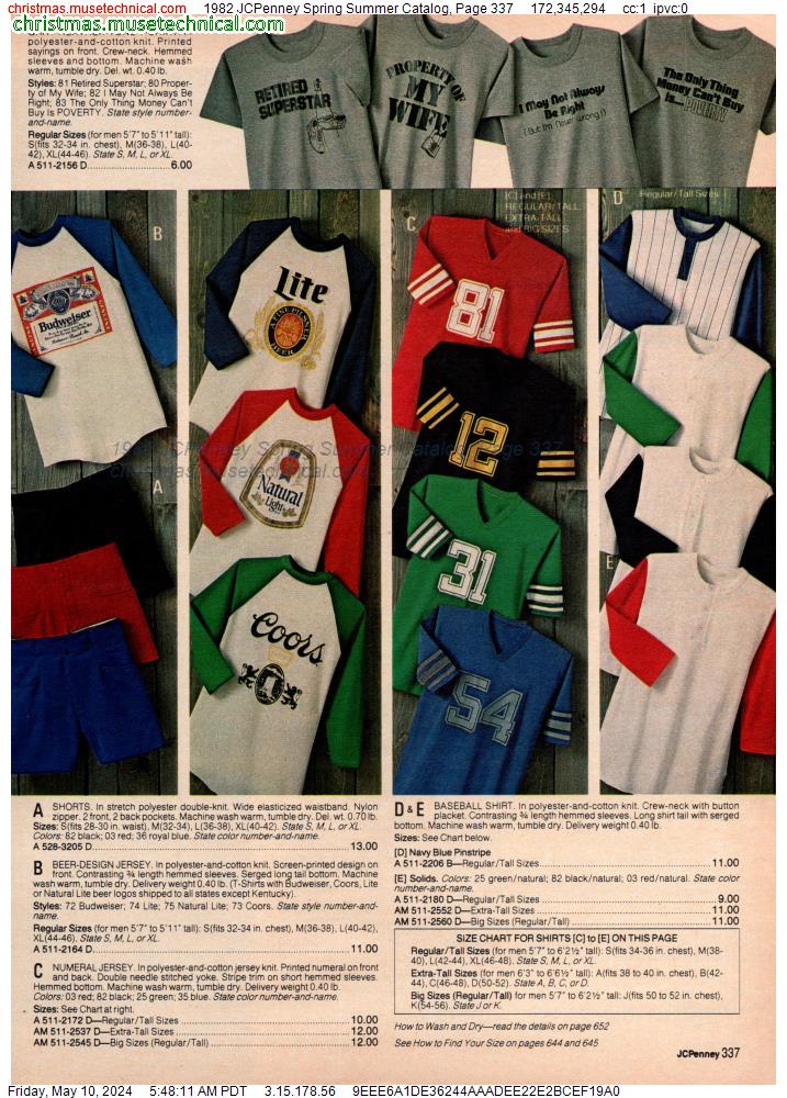 1982 JCPenney Spring Summer Catalog, Page 337