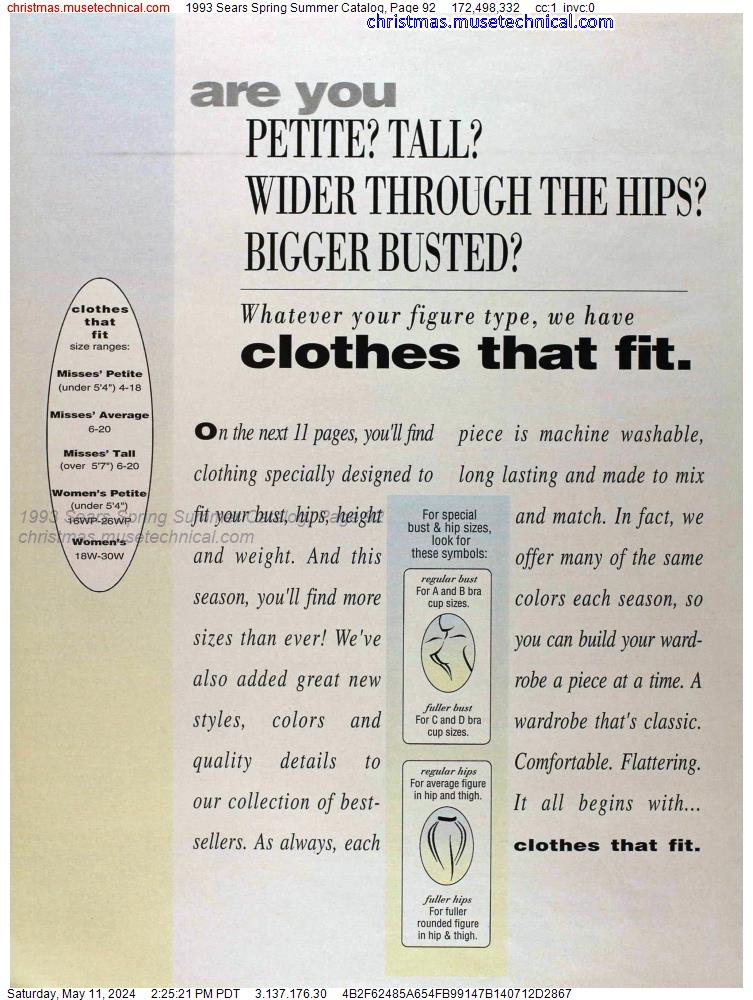 1993 Sears Spring Summer Catalog, Page 92