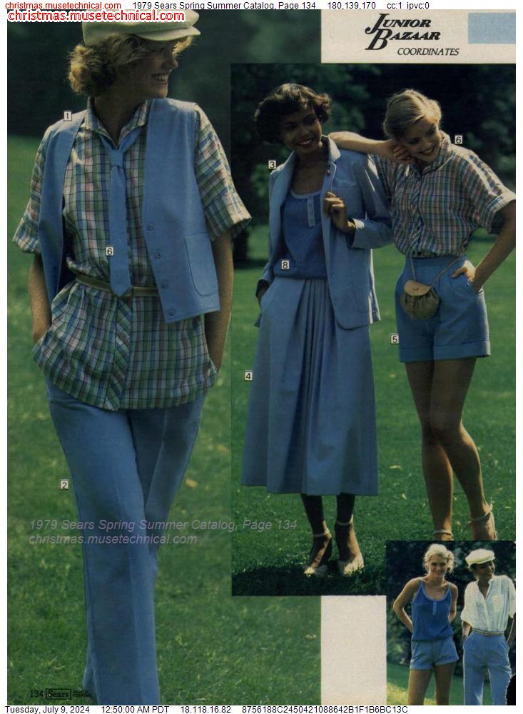 1979 Sears Spring Summer Catalog, Page 134