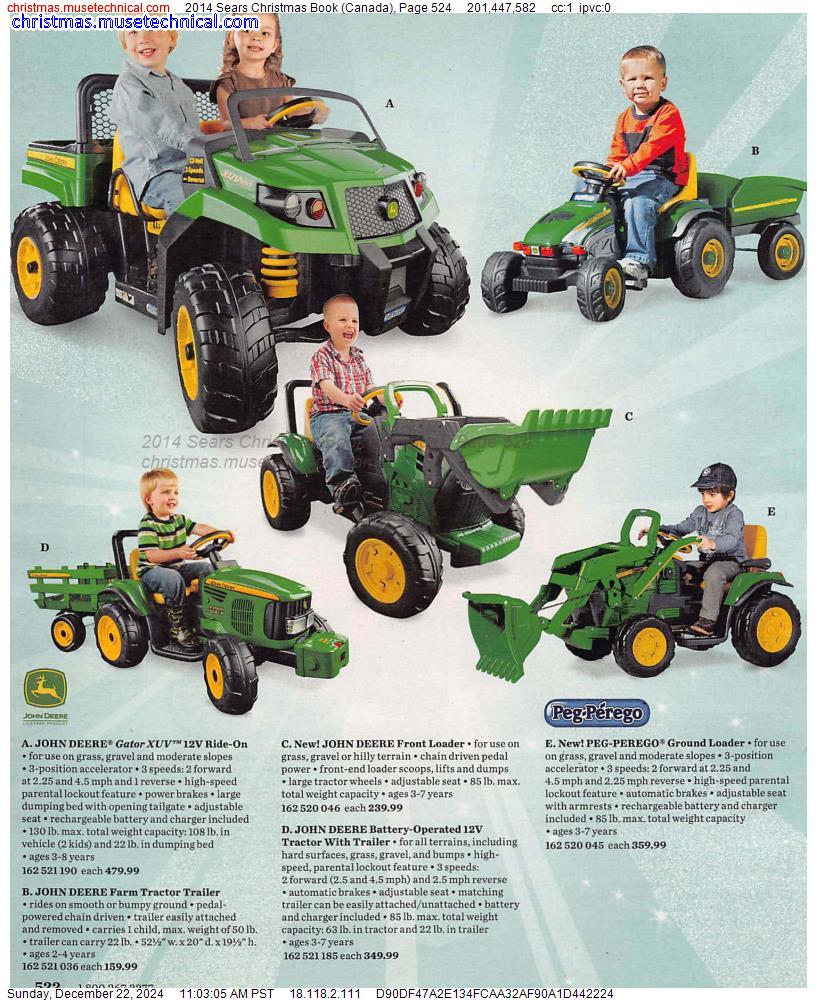 2014 Sears Christmas Book (Canada), Page 524