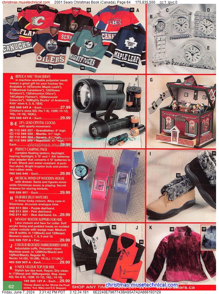2001 Sears Christmas Book (Canada), Page 64