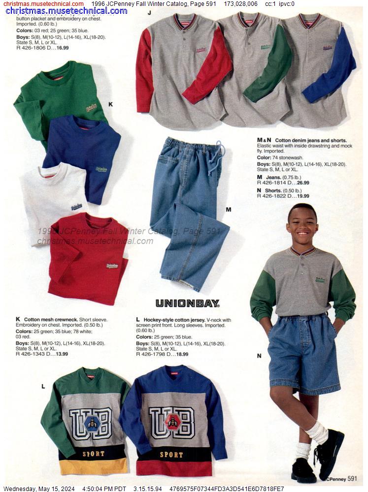 1996 JCPenney Fall Winter Catalog, Page 591