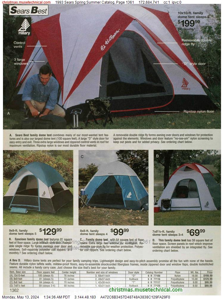 1993 Sears Spring Summer Catalog, Page 1361