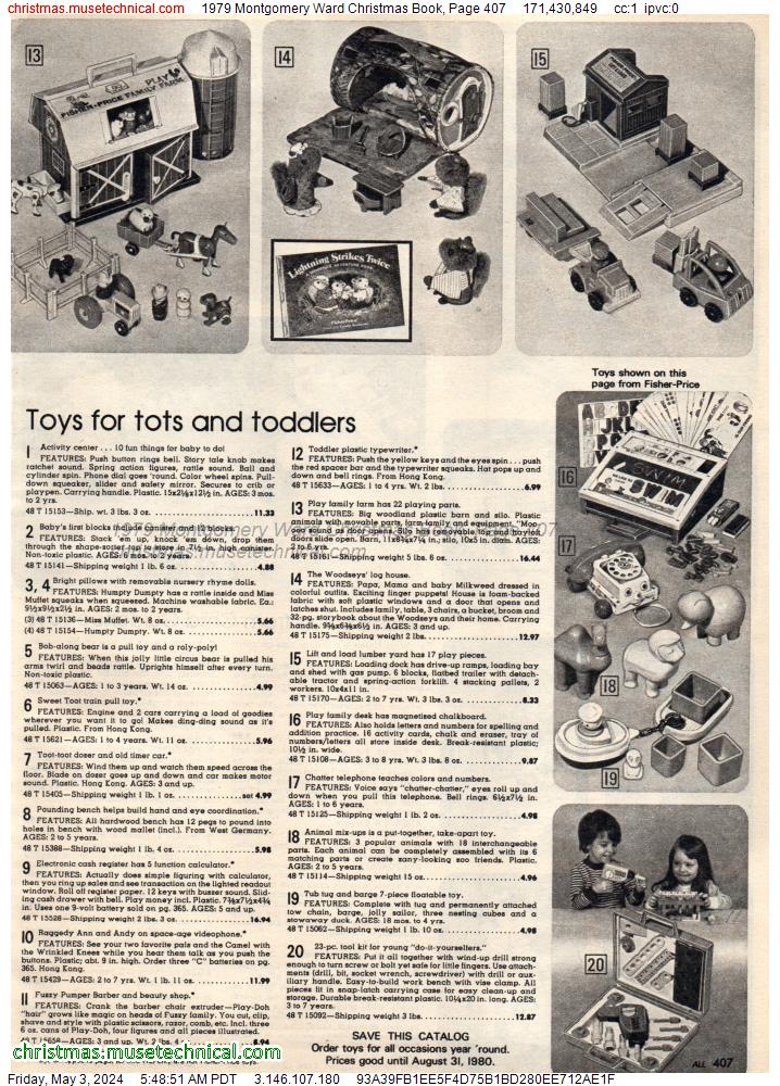 1979 Montgomery Ward Christmas Book, Page 407