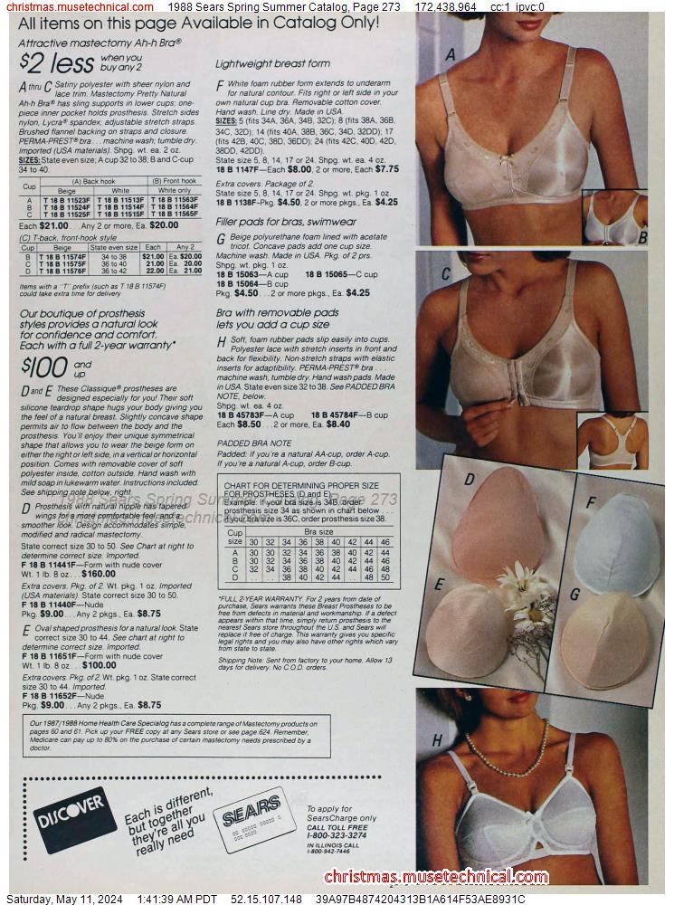 1988 Sears Spring Summer Catalog, Page 273