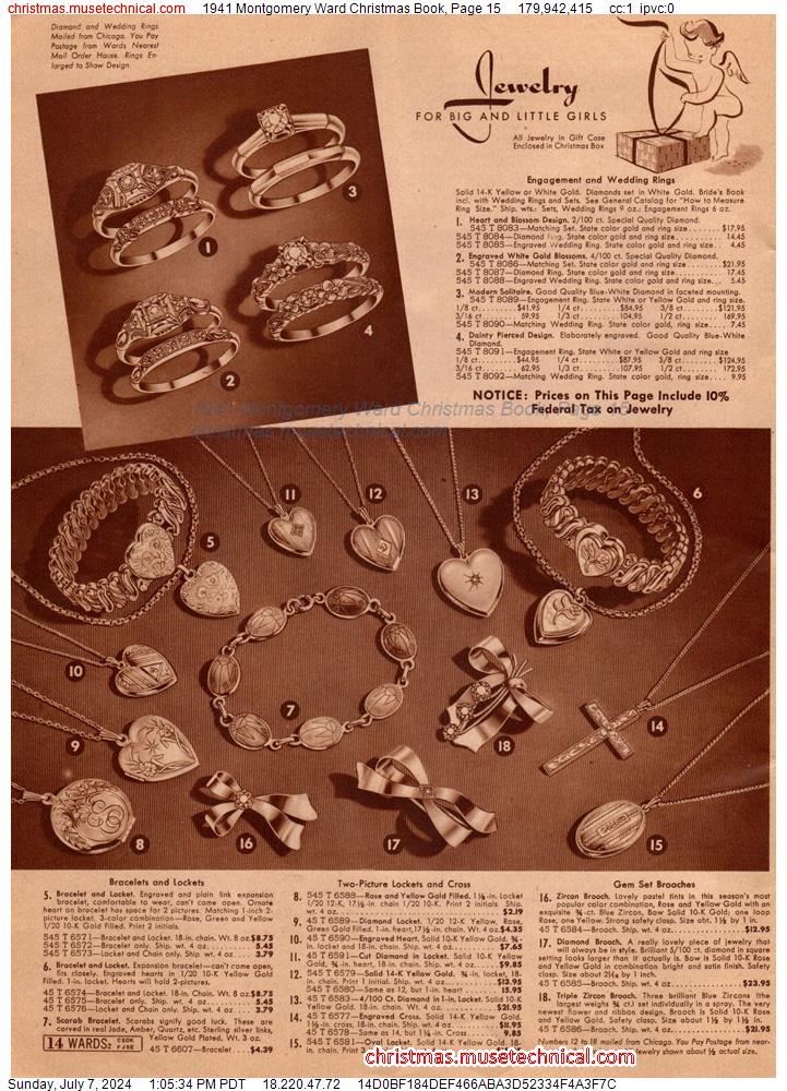 1941 Montgomery Ward Christmas Book, Page 15