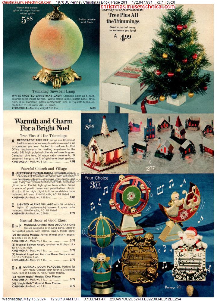 1970 JCPenney Christmas Book, Page 201