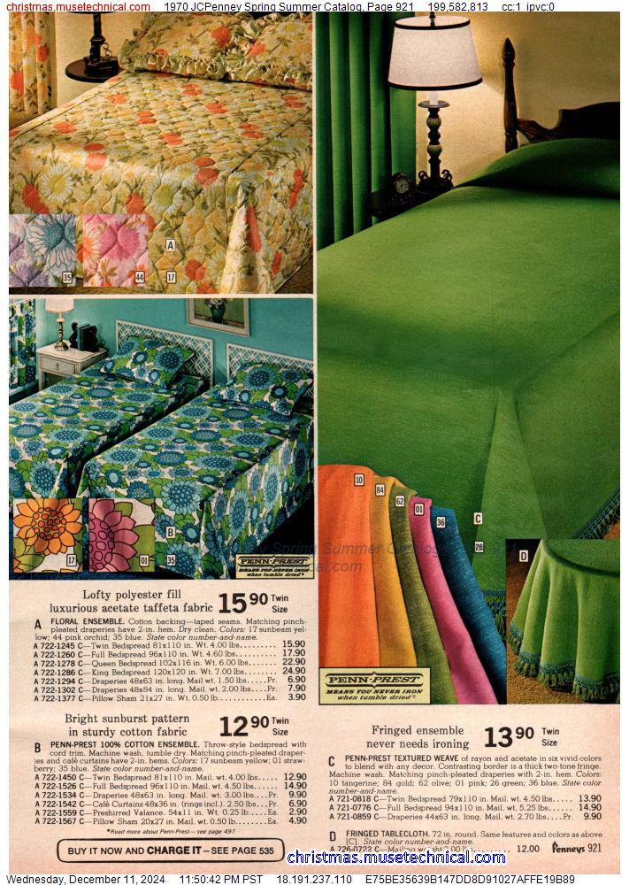 1970 JCPenney Spring Summer Catalog, Page 921