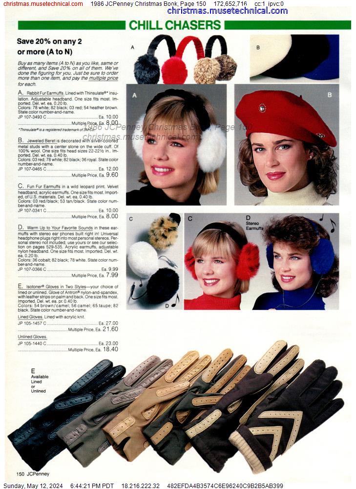 1986 JCPenney Christmas Book, Page 150