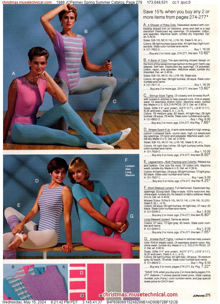 1986 JCPenney Spring Summer Catalog, Page 279