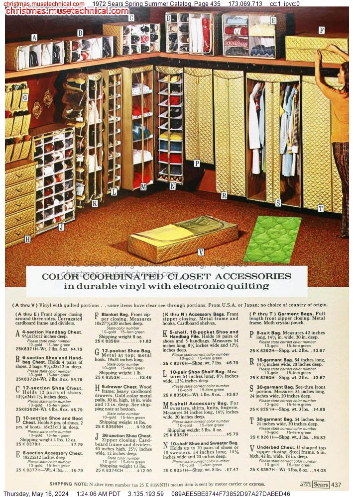 1972 Sears Spring Summer Catalog, Page 435
