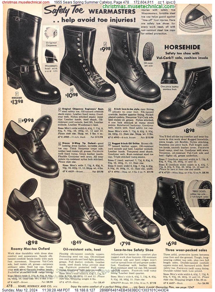 1955 Sears Spring Summer Catalog, Page 478